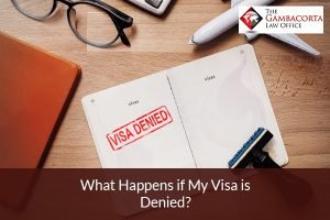 File with a stamp that says Visa Denied