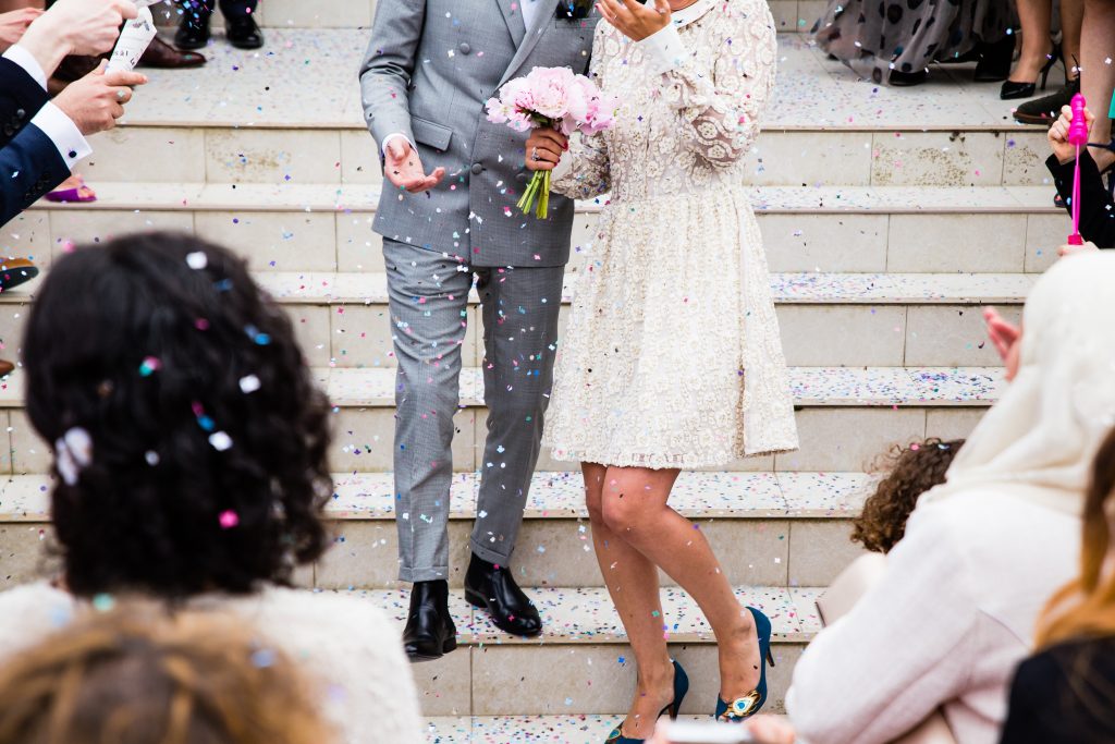 Photo of a Couple After Getting Married